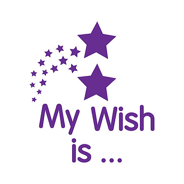 My Wish is Stamper - Purple (25mm)