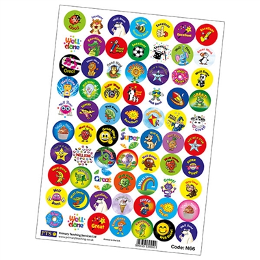 Classic Reward Stickers (70 Stickers - 25mm)