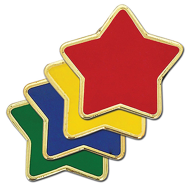 Enamel Star Badge (23mm)