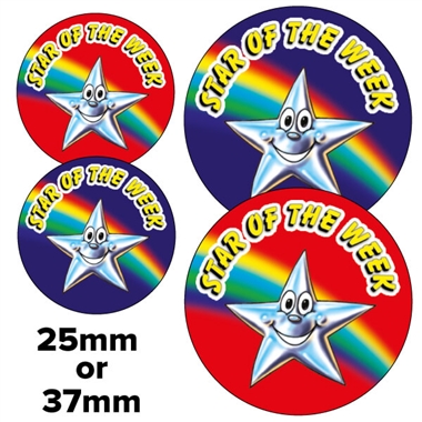 Star of the Week Stickers (2 Sizes)