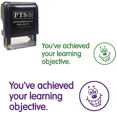 You've Achieved Your Learning Objective Stamper (38mm x 15mm)