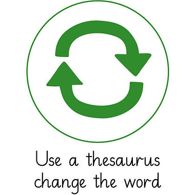 Pedagogs Change the Word Stamper - Green Ink (25mm)