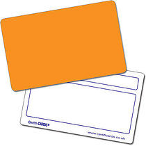 Personalised Blank CertifiCARD - Orange