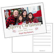 Personalised Christmas Photo Upload Postcard (A6)