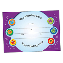 Personalised Circles Certificate - A5