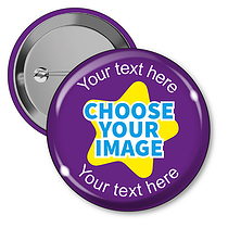 Personalised Design Your Own Badges (10 Badges - 38mm)