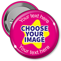Personalised Design Your Own Badges (10 Badges - 50mm)
