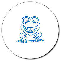 Personalised Frog Stamper - Blue - 25mm
