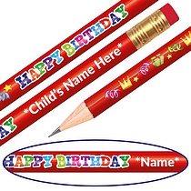 Personalised Happy Birthday Pencil