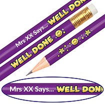 Personalised HB Well Done Pencil