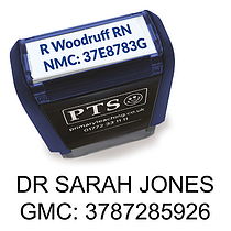  Personalised Healthcare Professional Stamper (38 x 14mm)