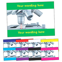 Personalised Microscope Postcard (A6)