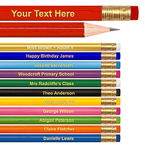Personalised Name HB Pencils for Pupils