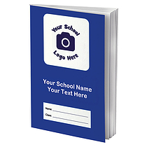 Personalised Reading Record Book x 100 pack  - School Logo (A5 - 40 Pages)