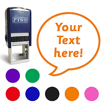 Personalised Speech Bubble Stamper - 25mm