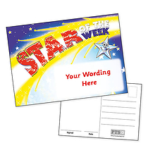 Personalised Star of the Week Postcard - A6