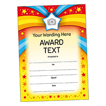Personalised Stars Certificate - A5