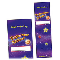 Personalised Superstar Bookmark (59mm x 210mm)