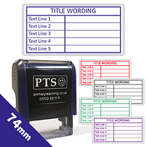 Personalised Table Stamper (72mm x 34mm)