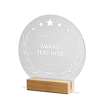 Personalised Trophy Circle Plaque