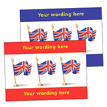 Personalised Union Flag Postcard (A6)