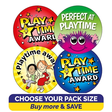 Playtime Award Stickers (32mm) Brainwaves