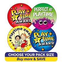 Playtime Award Stickers - 32mm