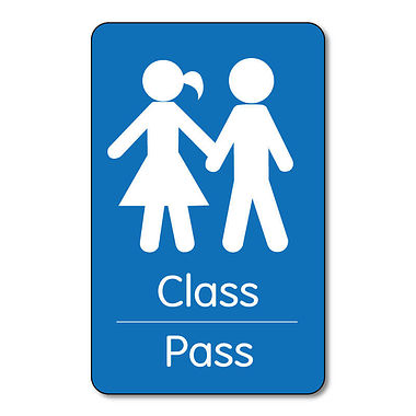 Portrait Class Pass - Plastic Class Pass (10 Wallet Size Cards)
