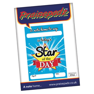 Star of the Day Praisepad - 60 Notes Home (A6)