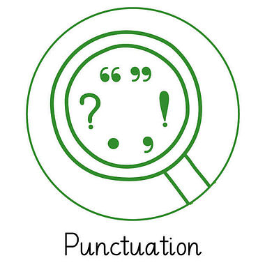 Punctuation Stamper - Pedagogs - Green - 25mm