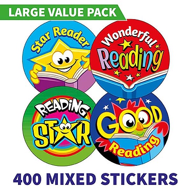 Reading Reward Stickers - Value Pack (400 Stickers - 32mm)