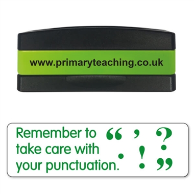 Remember to Take Care With Your Punctuation Stakz Stamper (44x13mm)