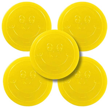 Plastic Token (50 Yellow Tokens - 35mm)