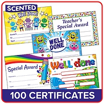 Scented Certificates Value Pack (100 Certificates - A5)