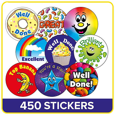 Scented Stickers Value Pack (450 Stickers - 32mm)