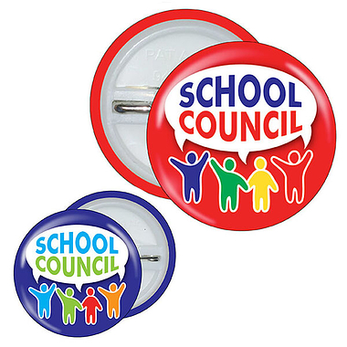 School Council Badges (10 Badges)