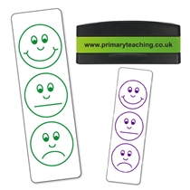 Smiley Faces Assessment Stakz Stamper (44mm x 13mm)