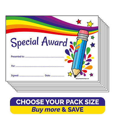  Special Award Certificates (A5)