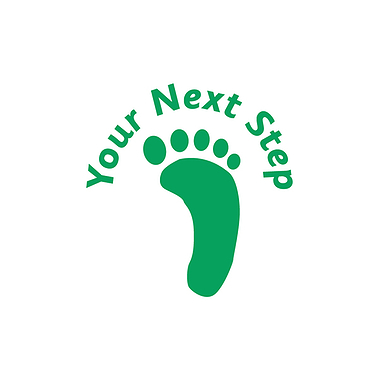 Your Next Step Footprint Stamper - Green Ink (10mm)