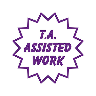 T.A. Assisted Work Stamper - Purple - 25mm