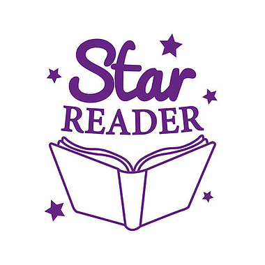 Star Reader Stamper - Purple Ink (25mm)