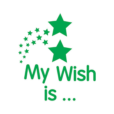 My Wish is... Stamper - Green - 25mm