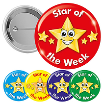 Star of the Week Badges (10 Badges)