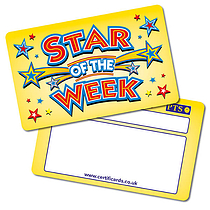 Star of the Week CertifiCARDS (10 Wallet Sized Cards)