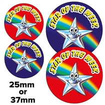 Star of the Week Stickers (2 Sizes)