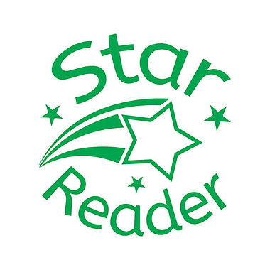 Star Reader Shooting Star Stamper - Green - 25mm
