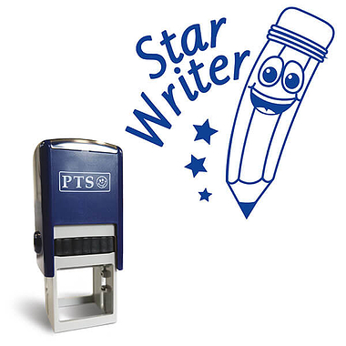 Star Writer Stamper - Blue - 25mm