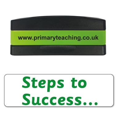 Steps to Success Stakz Stamper - Green Ink (44mm x 13mm)