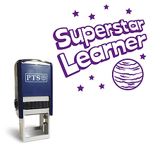 Superstar Learner Stamper - Purple - 25mm