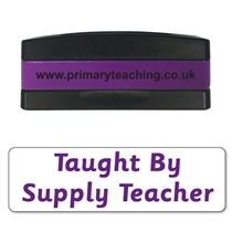 Teacher by Supply Teacher Stakz Stamper - Purple - 44 x 13mm